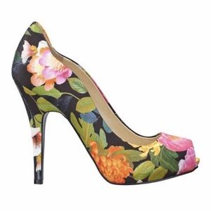 Nine West “Feelin Good” Peep-Toe Pumps